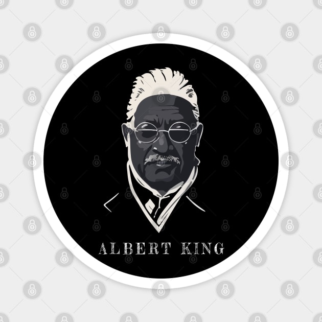 Albert King Magnet by Moulezitouna